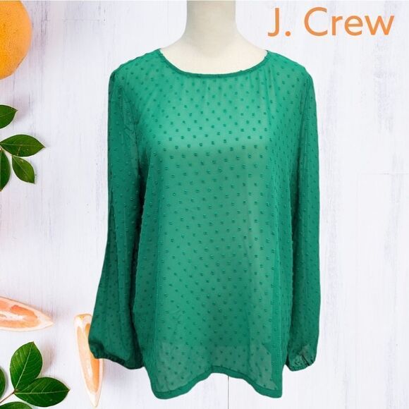 J. Crew sheer top - Picture 1 of 8